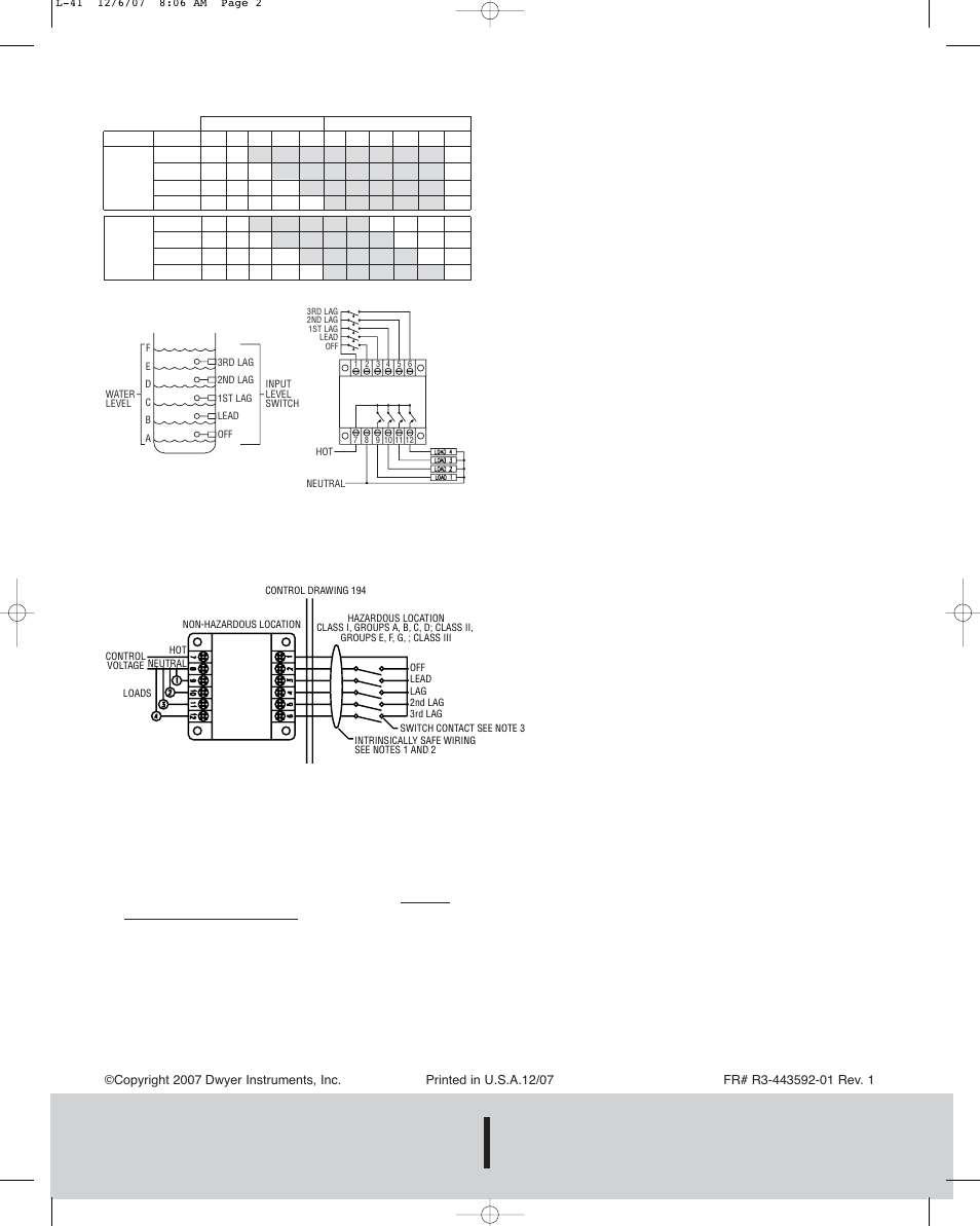 Dwyer instruments, inc | Dwyer QPC User Manual | Page 2 / 2