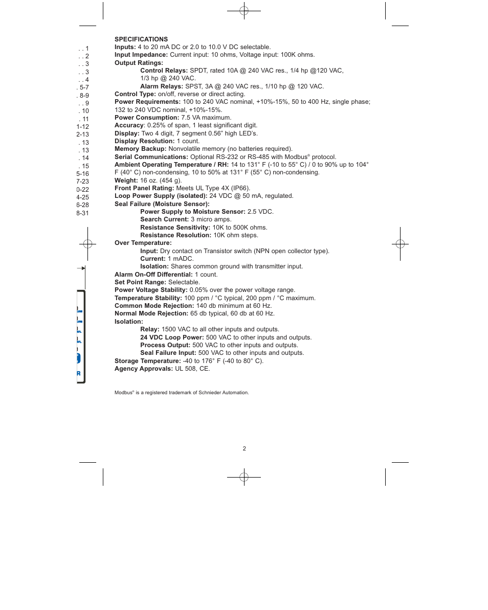 Dwyer MPC User Manual | Page 3 / 32