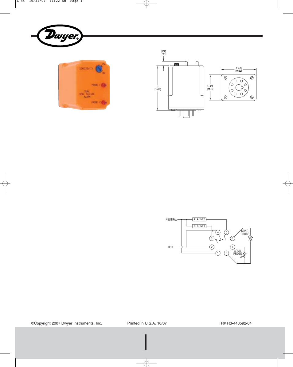 Dwyer DLD User Manual | 1 page