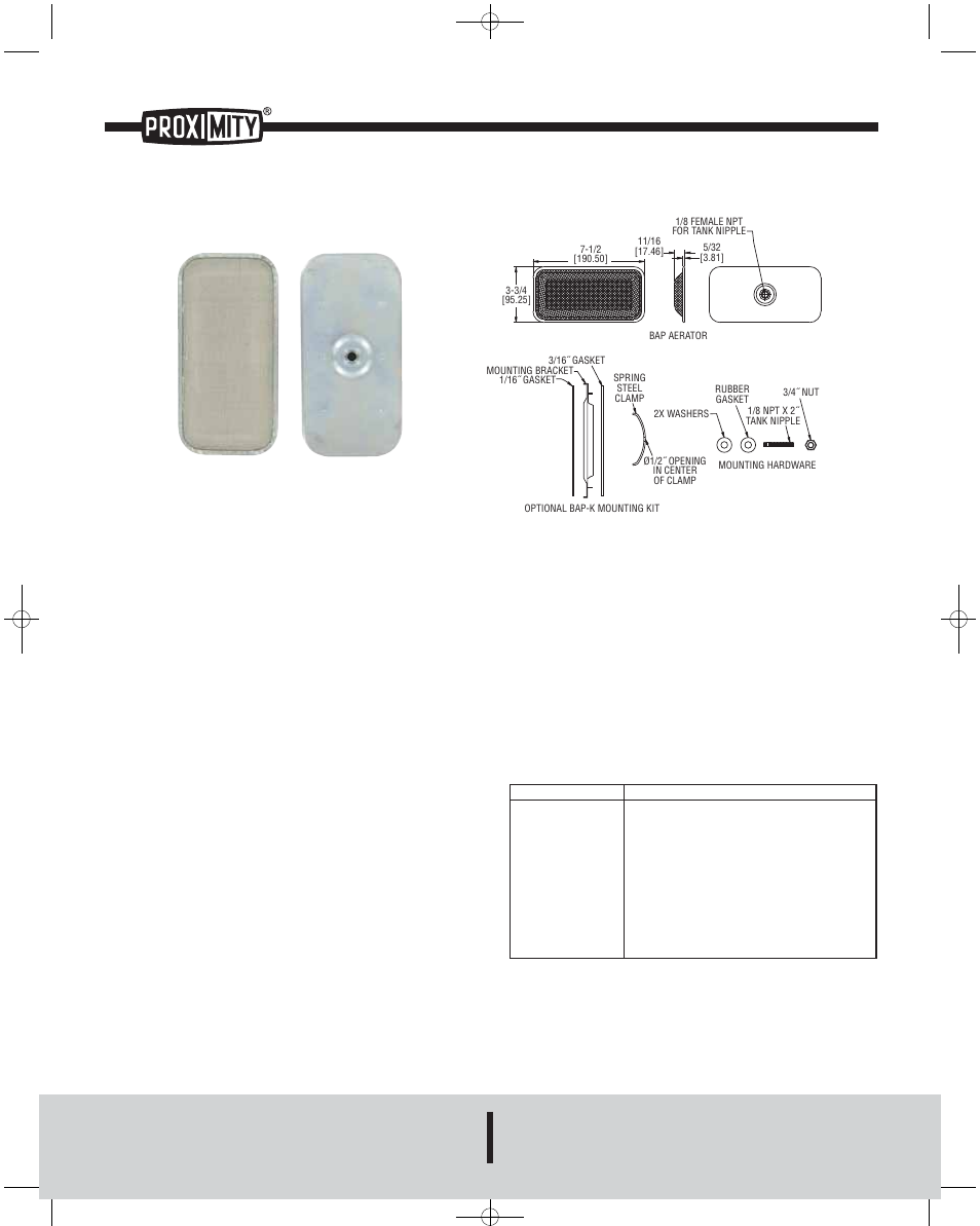 Dwyer BAP User Manual | 2 pages