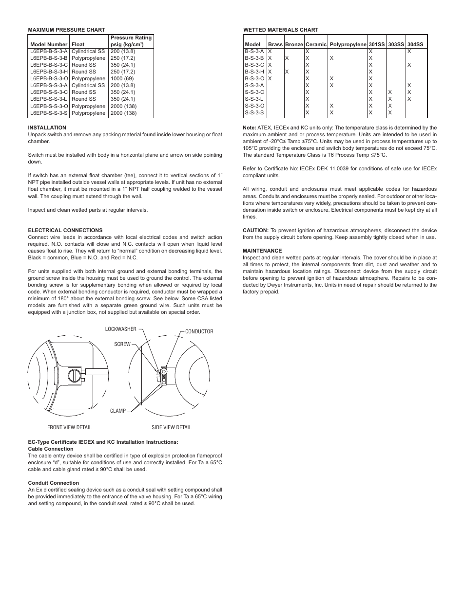 Dwyer L6 User Manual | Page 2 / 4