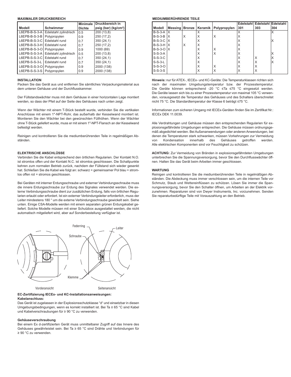 Dwyer L6 User Manual | Page 10 / 16