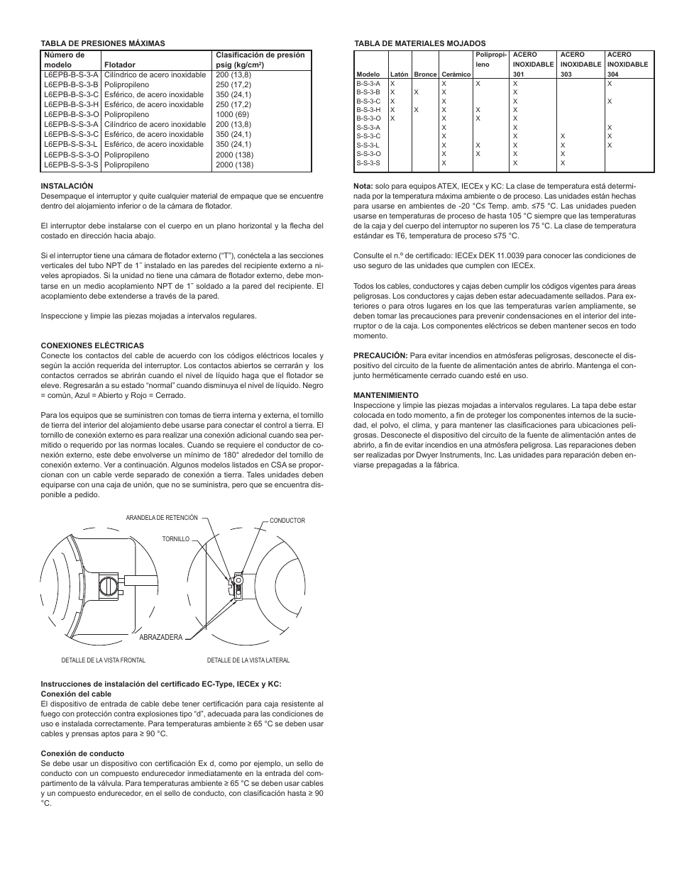 Dwyer L6 User Manual | Page 14 / 16