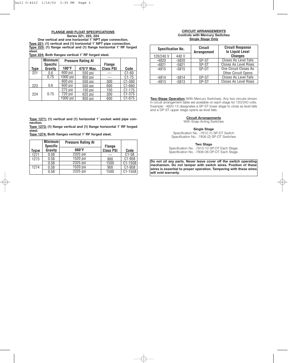 Dwyer 204 User Manual | Page 3 / 4