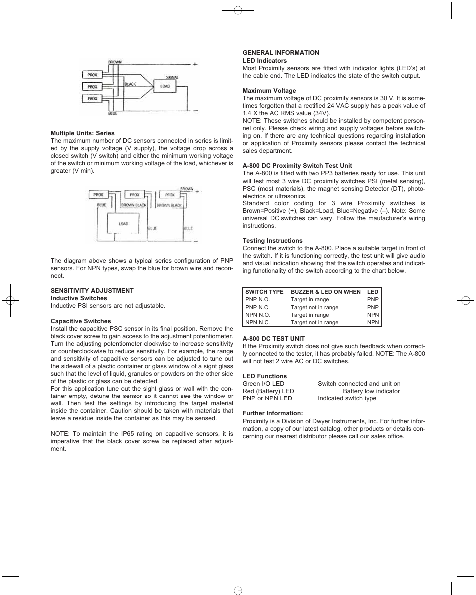 Dwyer PS User Manual | Page 2 / 4