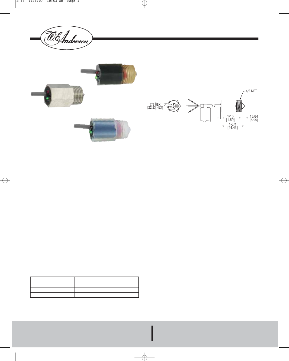 Dwyer OLS User Manual | 2 pages