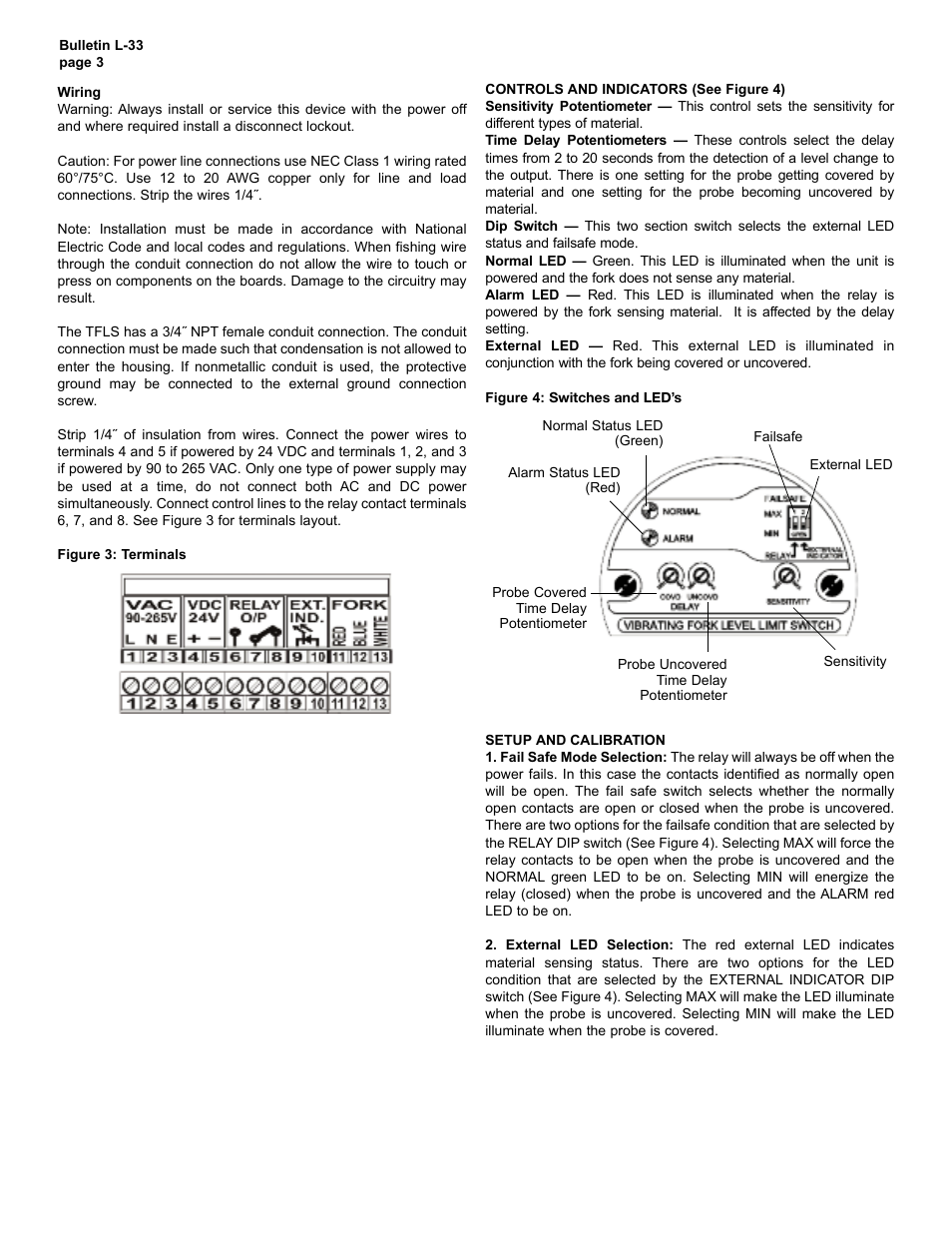 Dwyer TFLS User Manual | Page 3 / 4