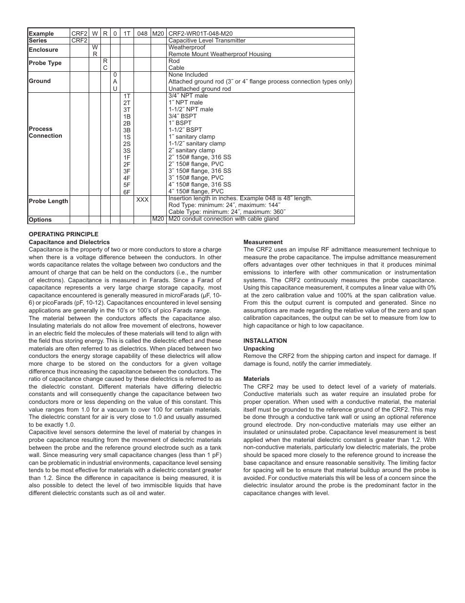 Dwyer CRF2 User Manual | Page 2 / 4