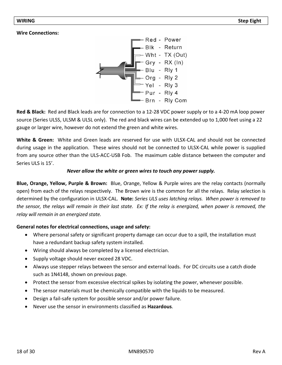 Dwyer ULSS User Manual | Page 18 / 30