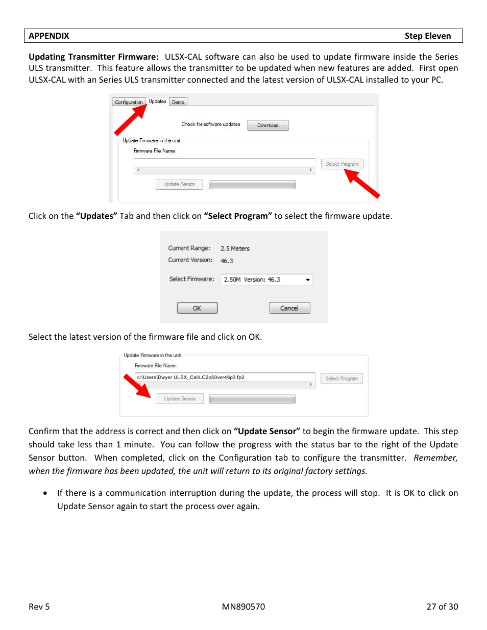 Dwyer ULSS User Manual | Page 27 / 30