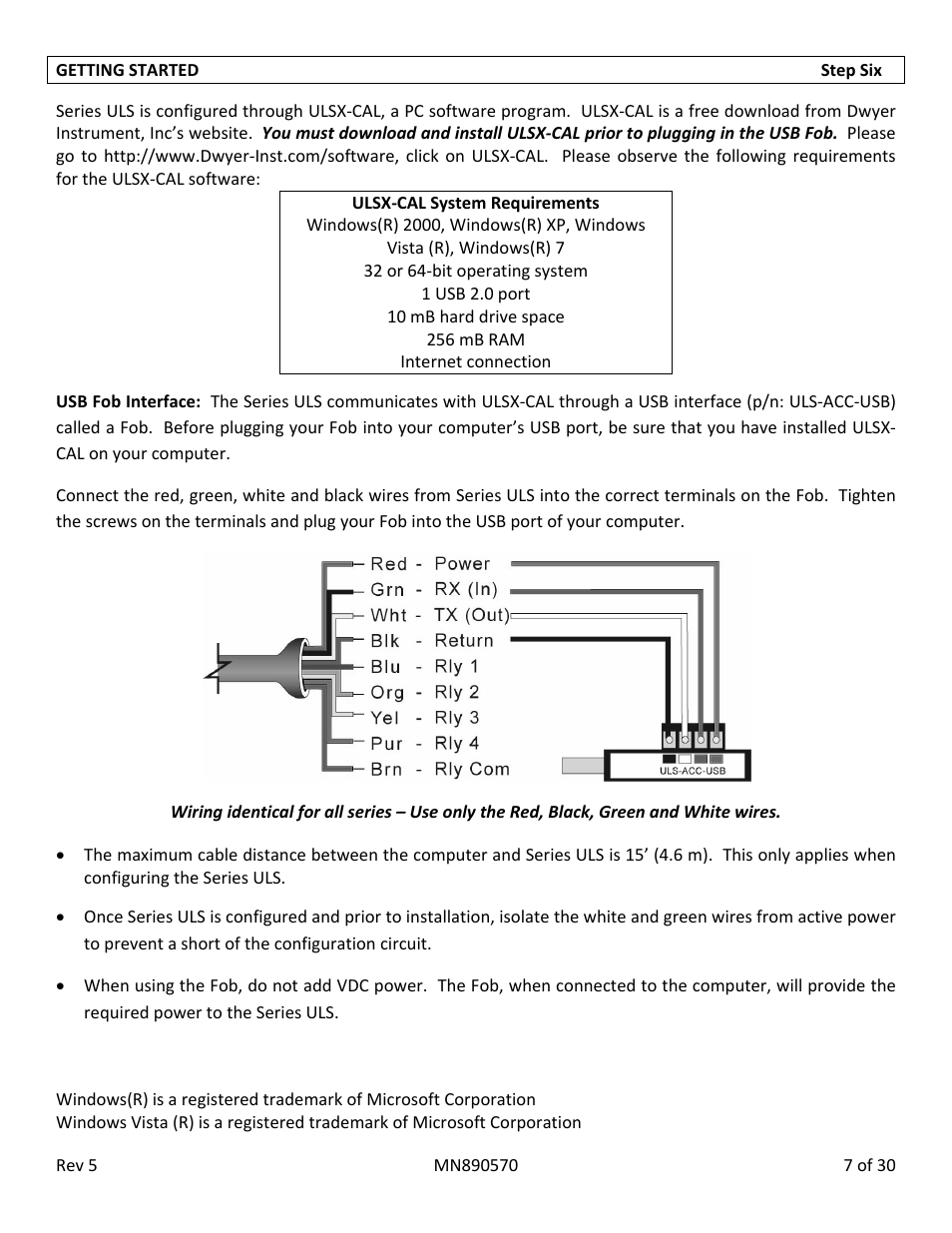Dwyer ULSS User Manual | Page 7 / 30