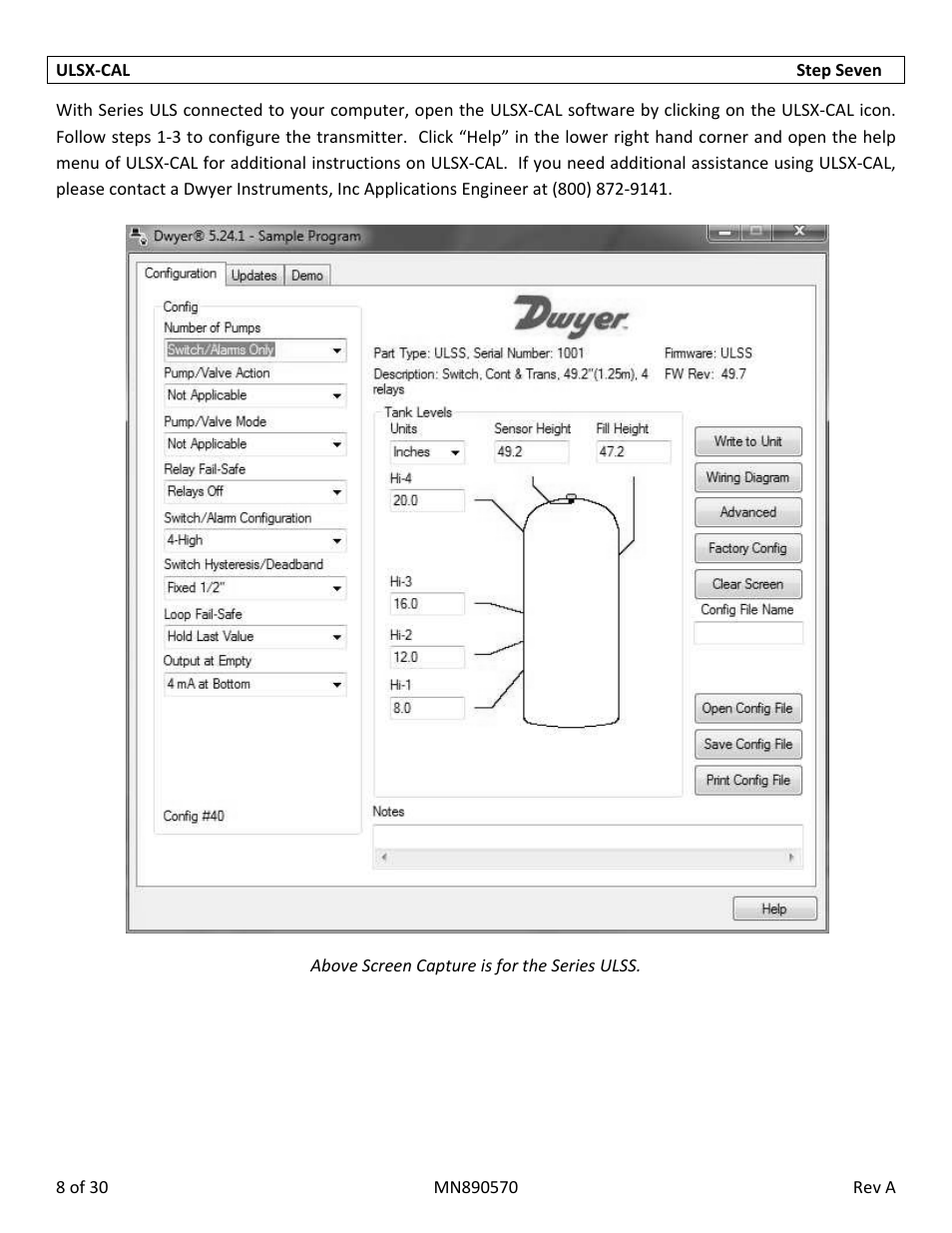 Dwyer ULSS User Manual | Page 8 / 30