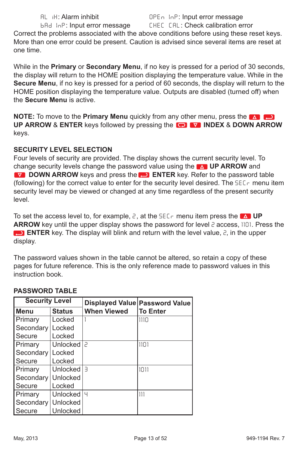 Dwyer 2600 User Manual | Page 13 / 52