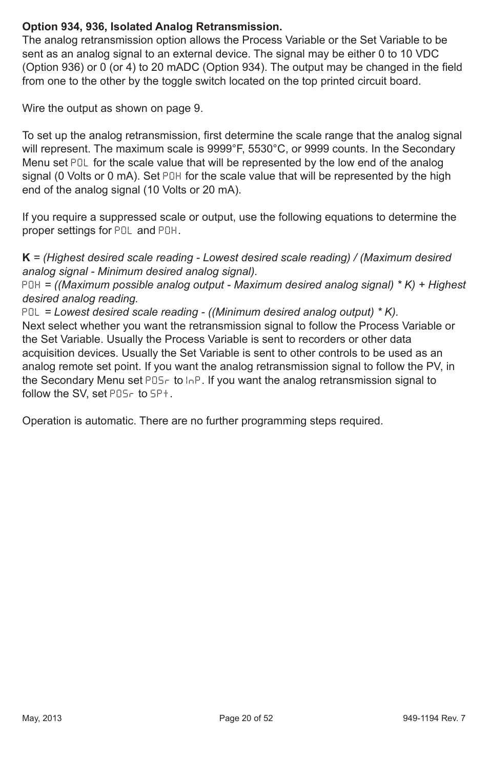 Dwyer 2600 User Manual | Page 20 / 52