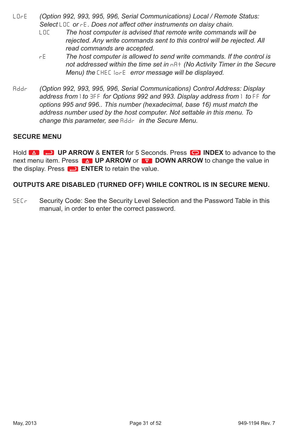 Dwyer 2600 User Manual | Page 31 / 52