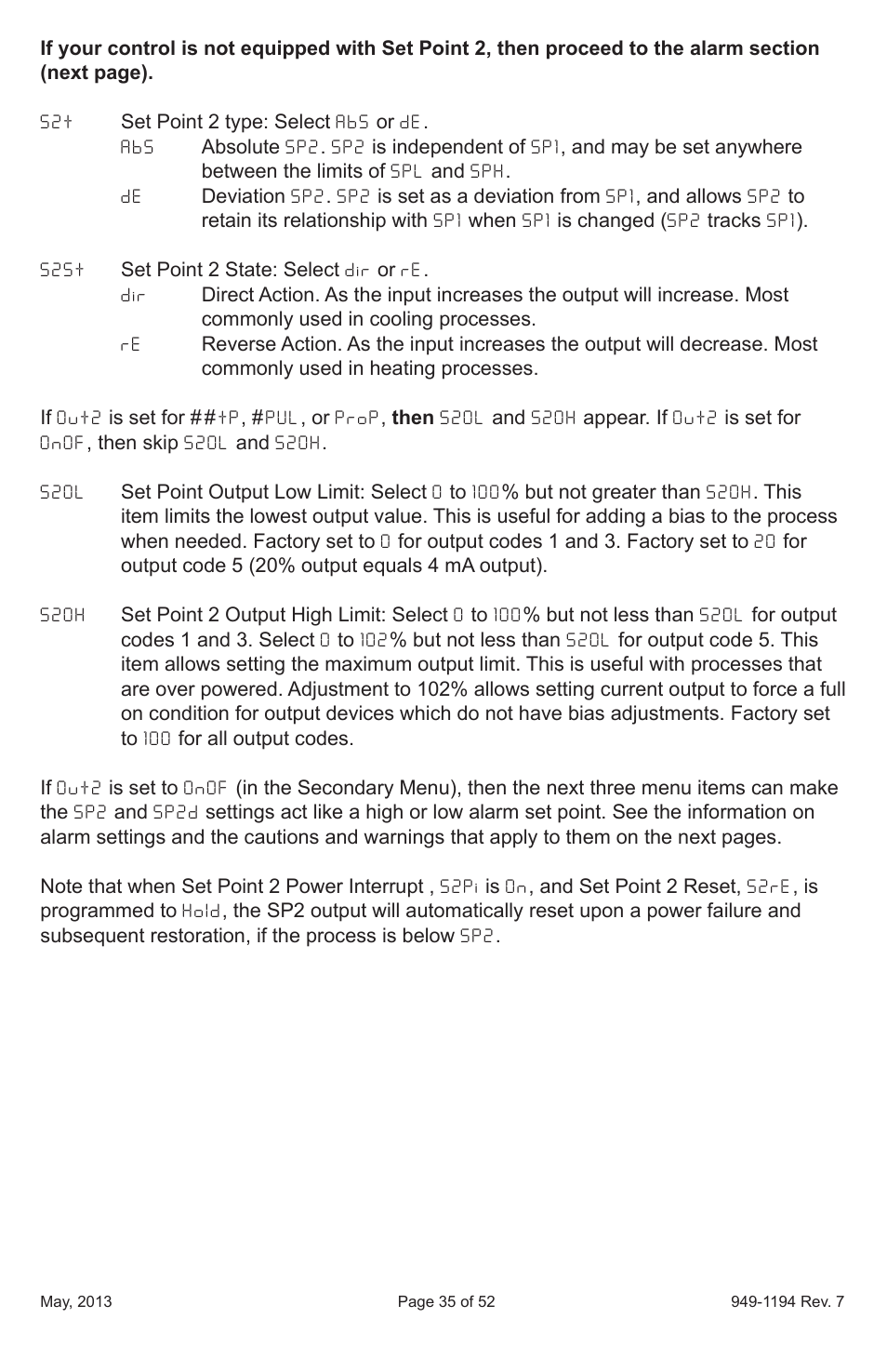 Dwyer 2600 User Manual | Page 35 / 52