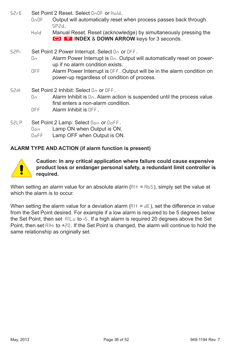Dwyer 2600 User Manual | Page 36 / 52
