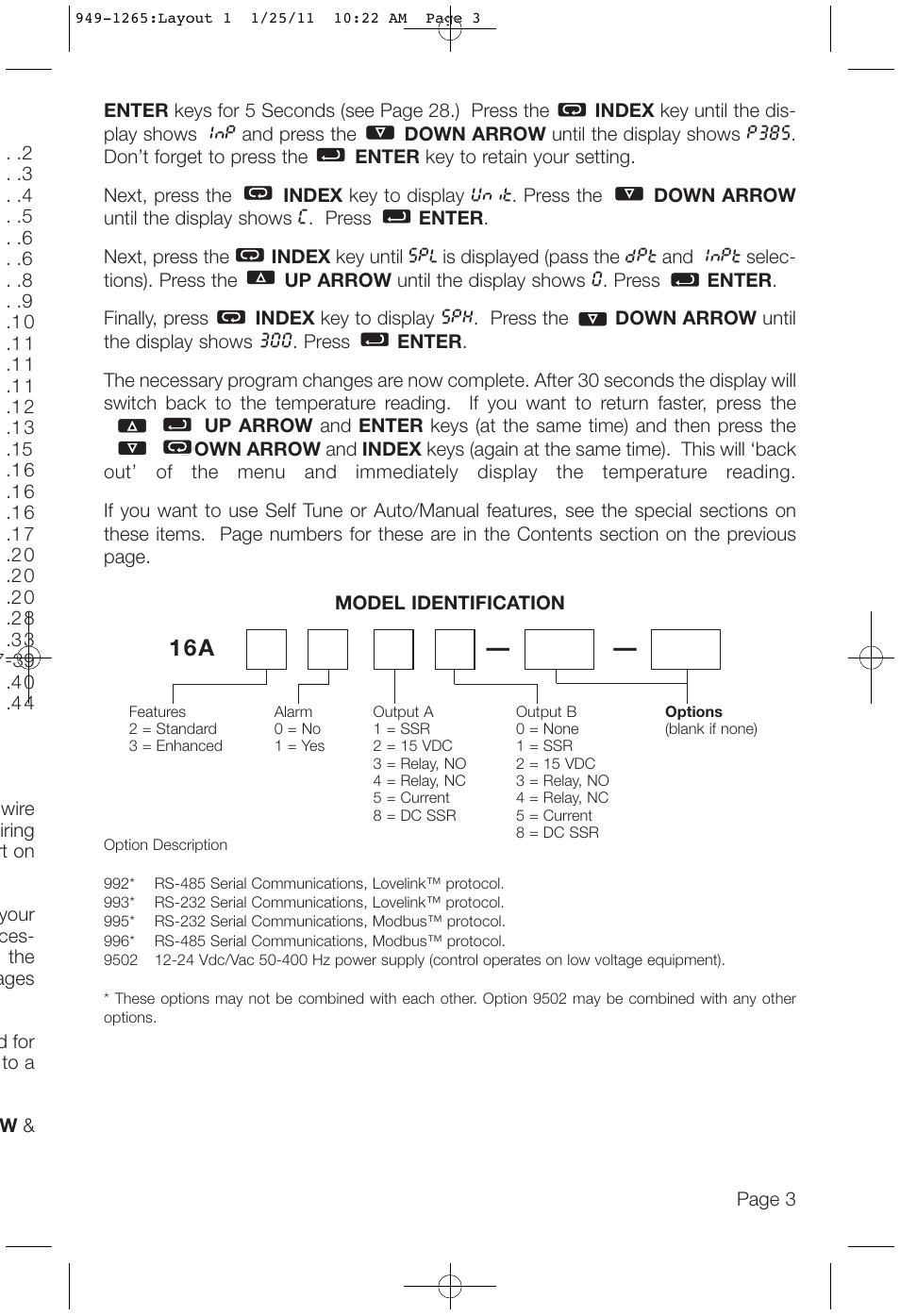 Dwyer 16A User Manual | Page 3 / 44