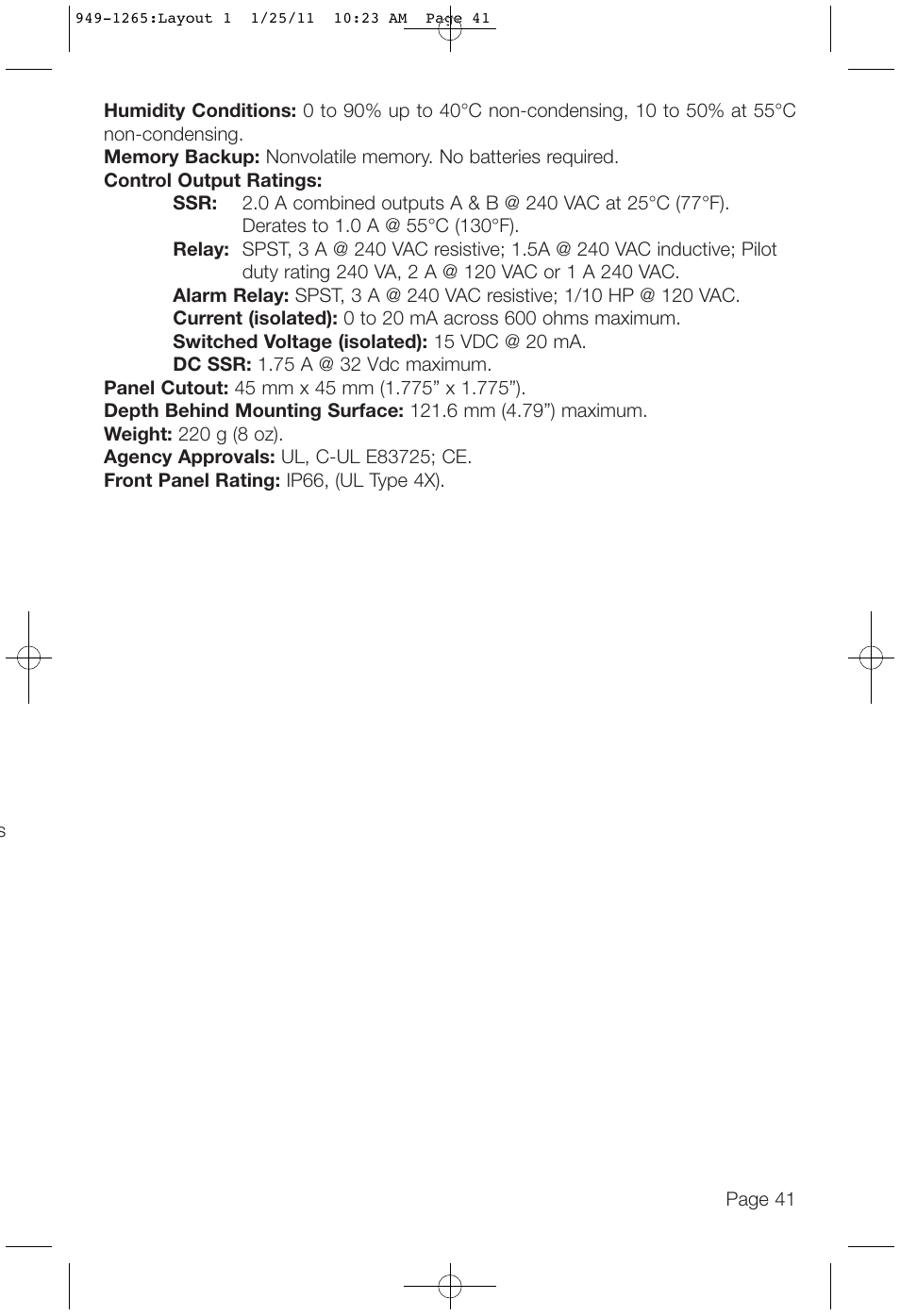 Dwyer 16A User Manual | Page 41 / 44