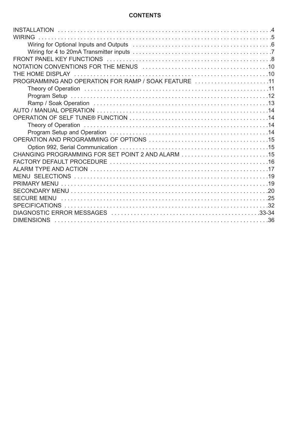 Dwyer 32A User Manual | Page 2 / 36