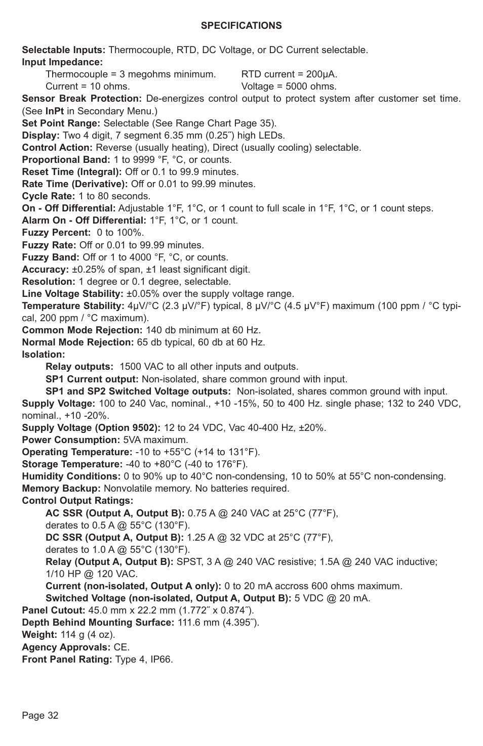 Dwyer 32A User Manual | Page 32 / 36