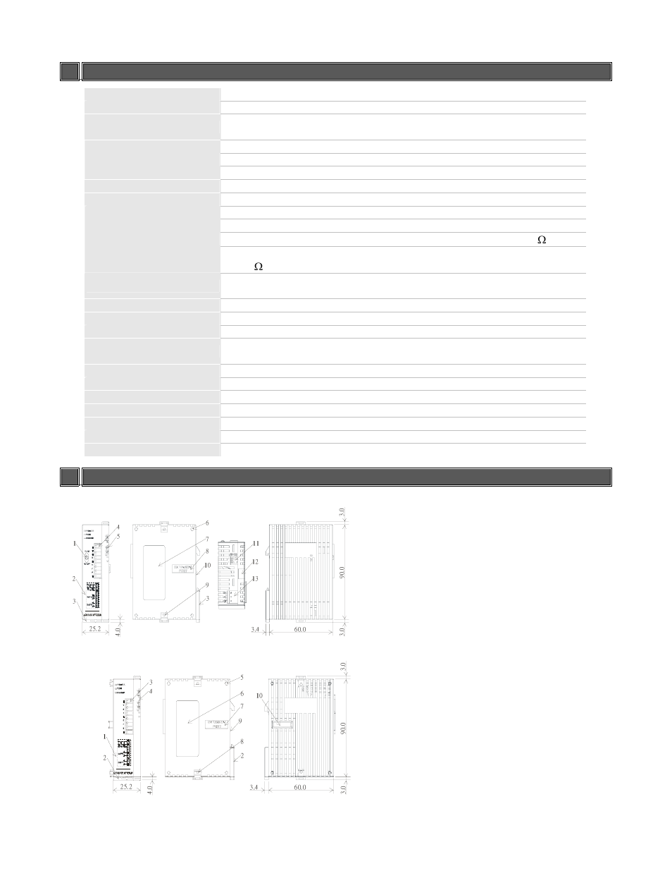 3function and specification, 4product profile and outline, Scd1000 | Scd2000 | Dwyer SCD User Manual | Page 2 / 10