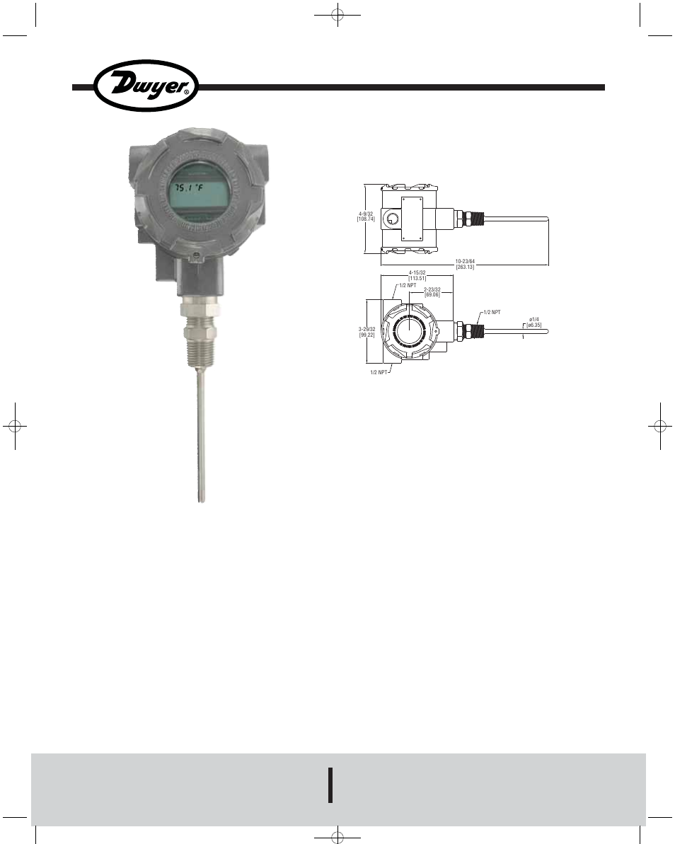 Dwyer TTE User Manual | 4 pages