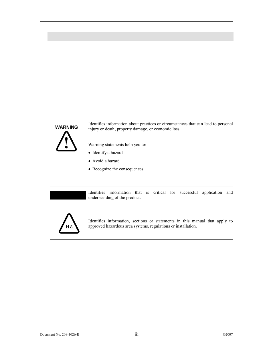 Ii. notifications | Dwyer PMT User Manual | Page 3 / 34