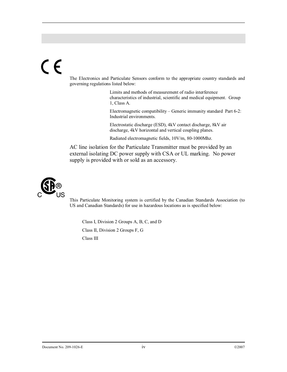Iii. approvals and certifications | Dwyer PMT User Manual | Page 4 / 34