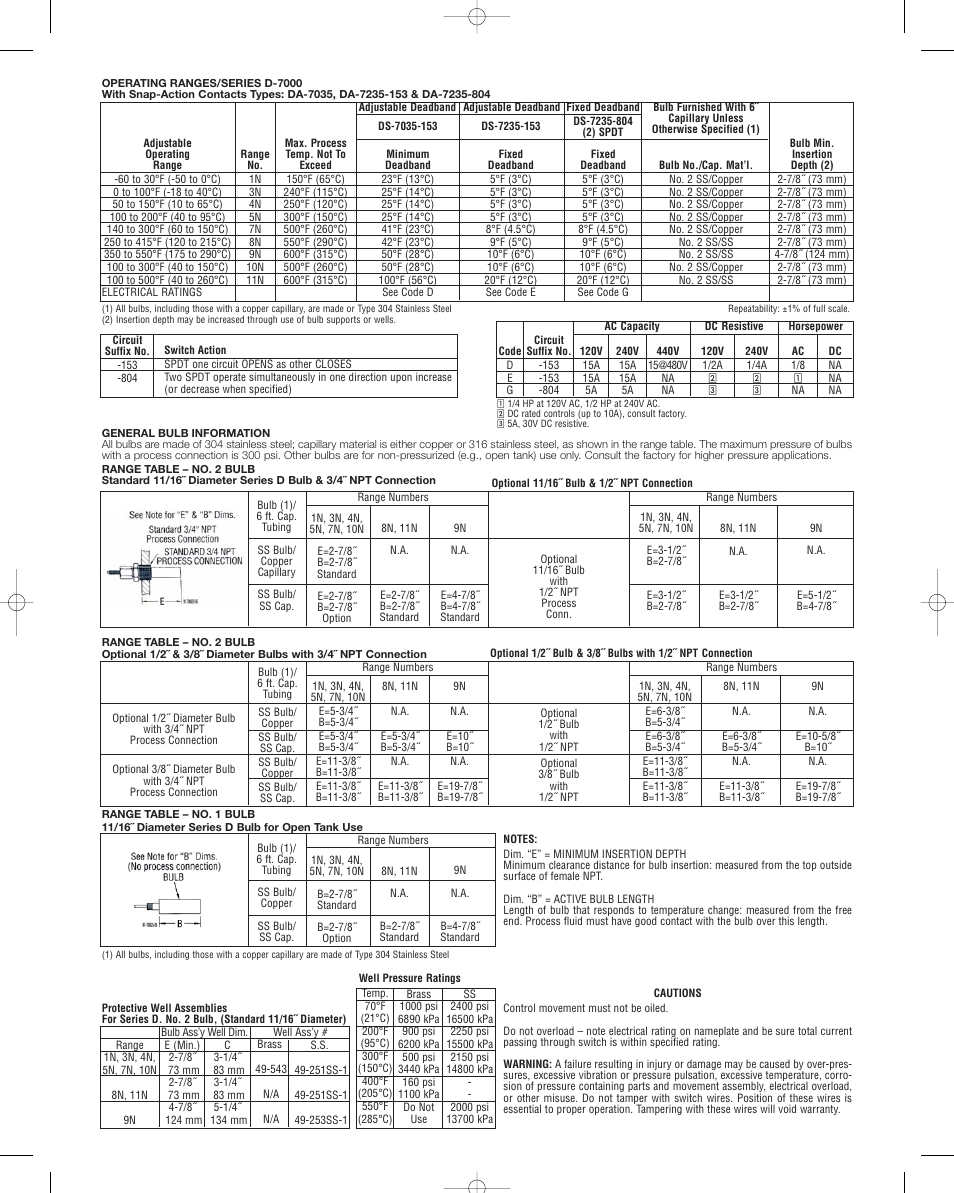 Dwyer DA-7035N User Manual | Page 3 / 4
