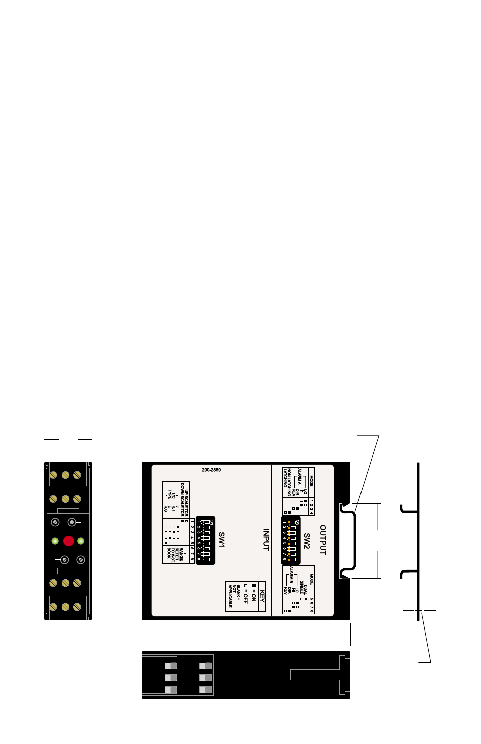 Specifications, Dimensions | Dwyer SC1290 User Manual | Page 7 / 8