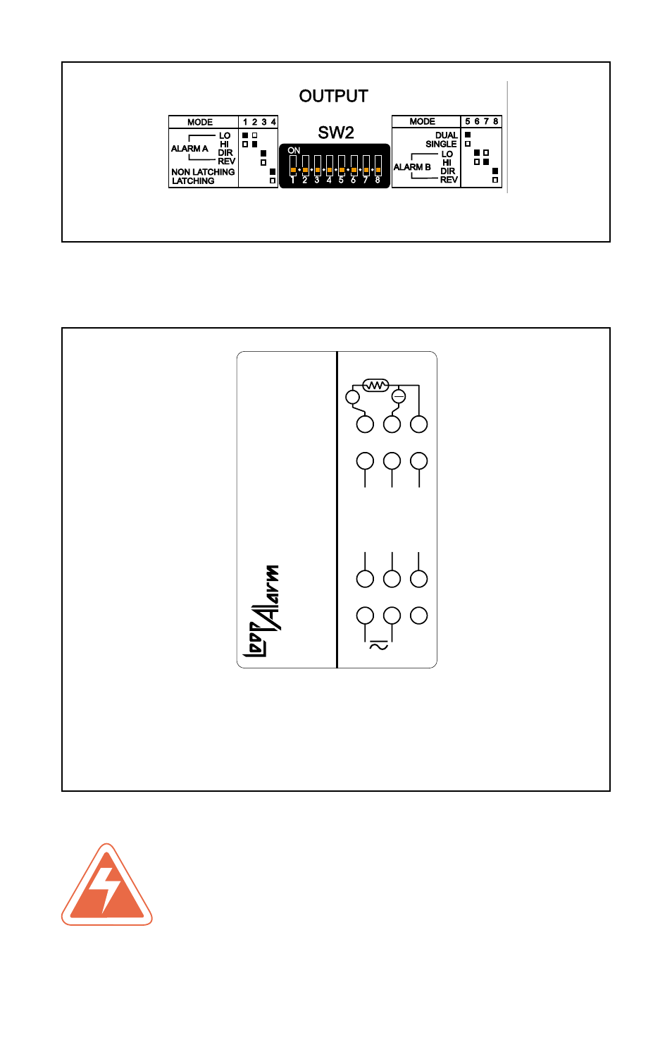 Mount on din rail and wire per figure 5 below | Dwyer SC1490 User Manual | Page 5 / 8