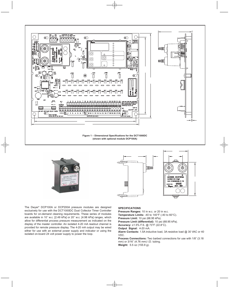 The dwyer | Dwyer DCT1000DC User Manual | Page 2 / 8