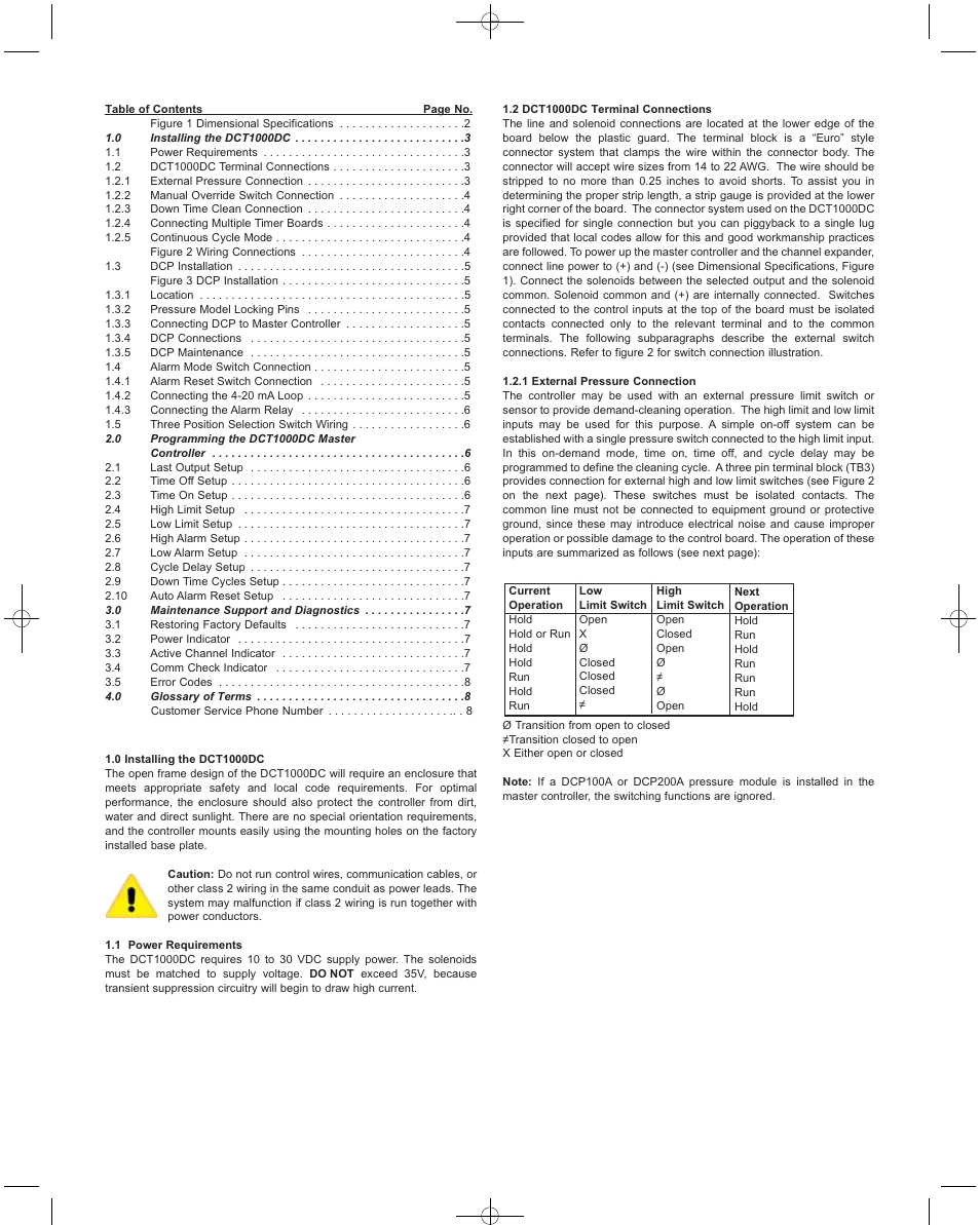 Dwyer DCT1000DC User Manual | Page 3 / 8