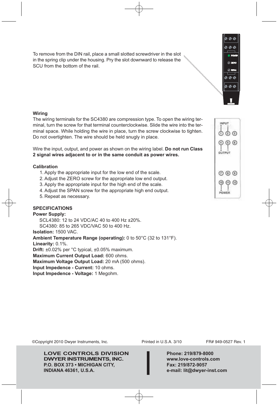 Dwyer SC4380 User Manual | Page 4 / 4