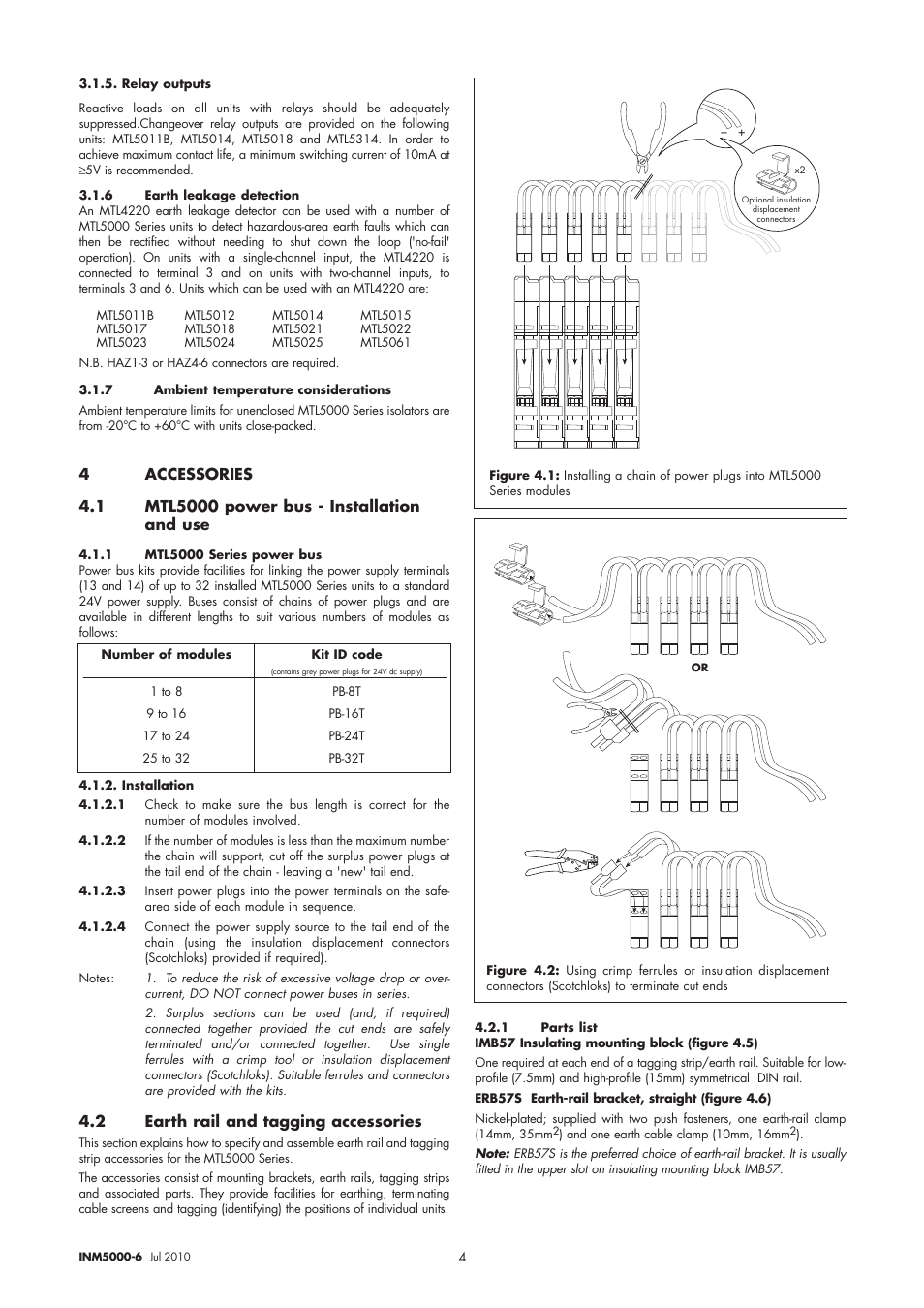 2 earth rail and tagging accessories | Dwyer MTL5045 User Manual | Page 8 / 44