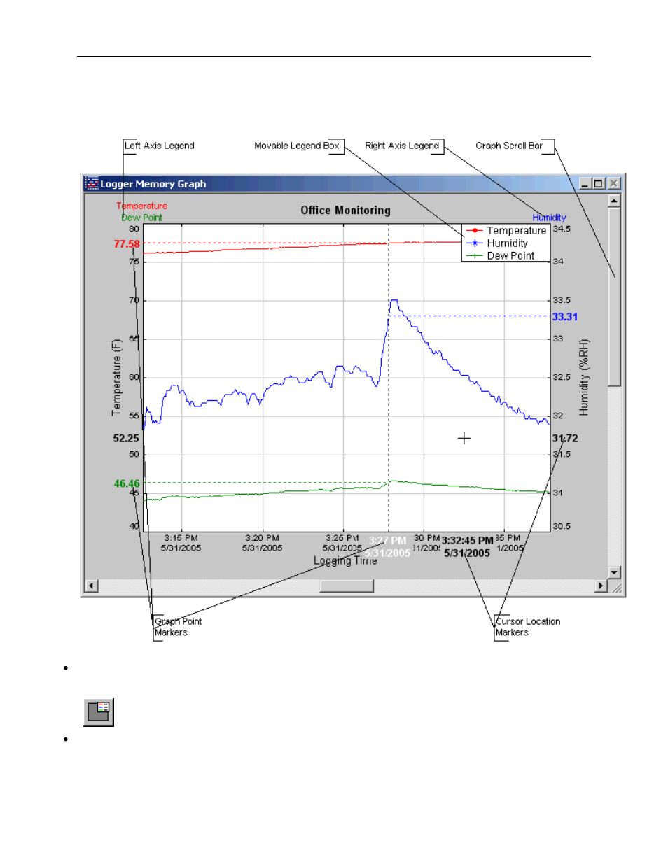 Working with the data graph | Dwyer GDL-T User Manual | Page 11 / 33