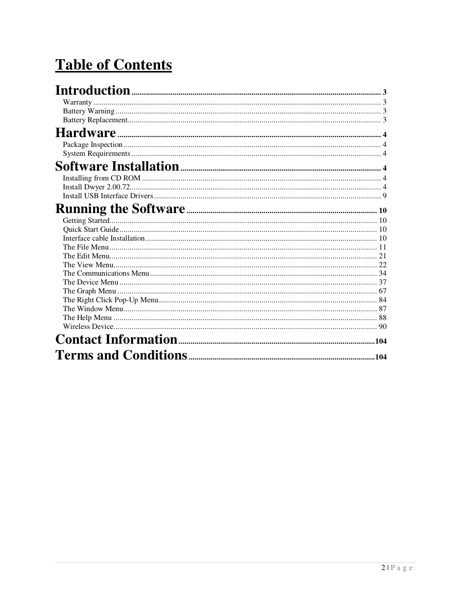 Dwyer DLI User Manual | Page 2 / 107