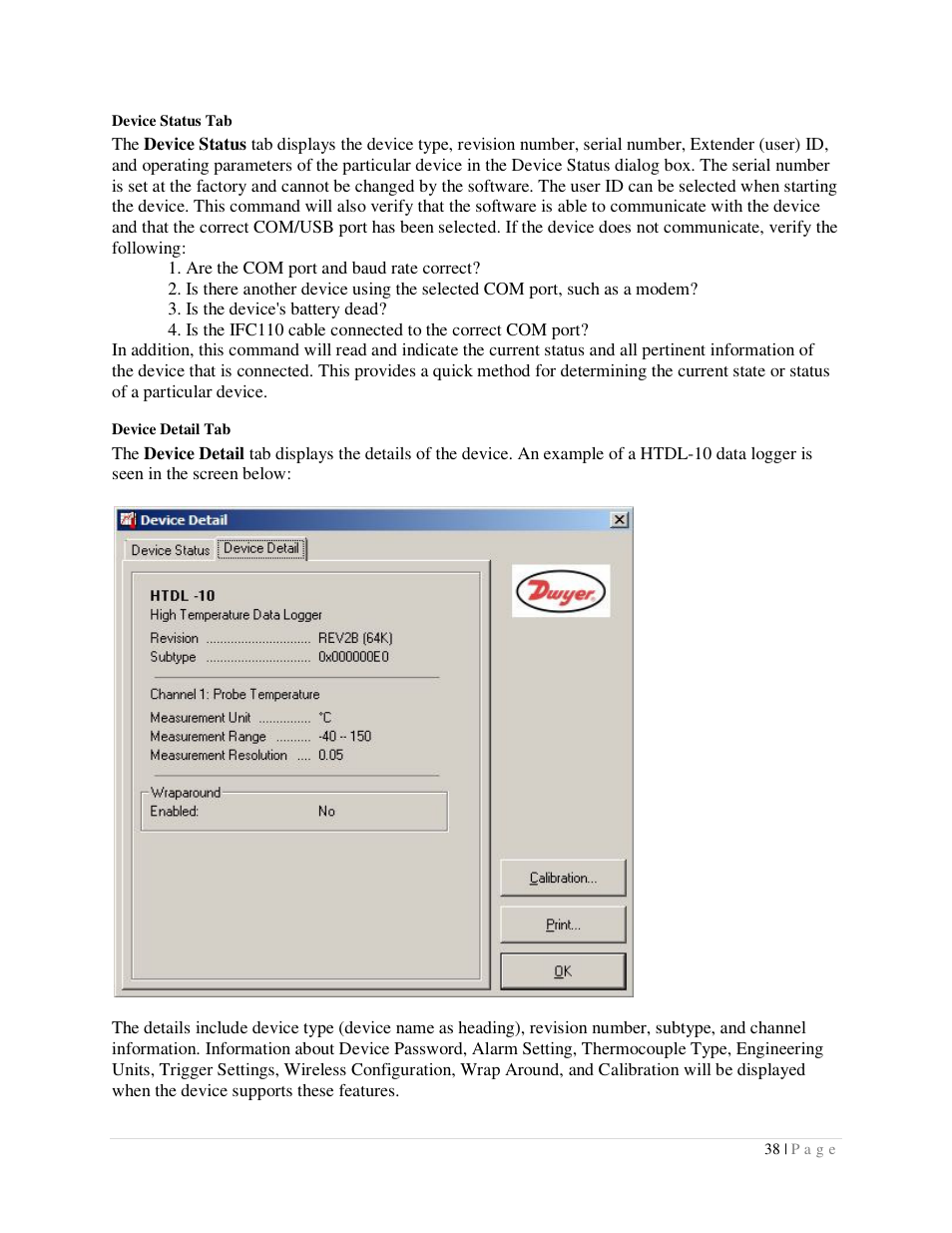 Dwyer DLI User Manual | Page 38 / 107