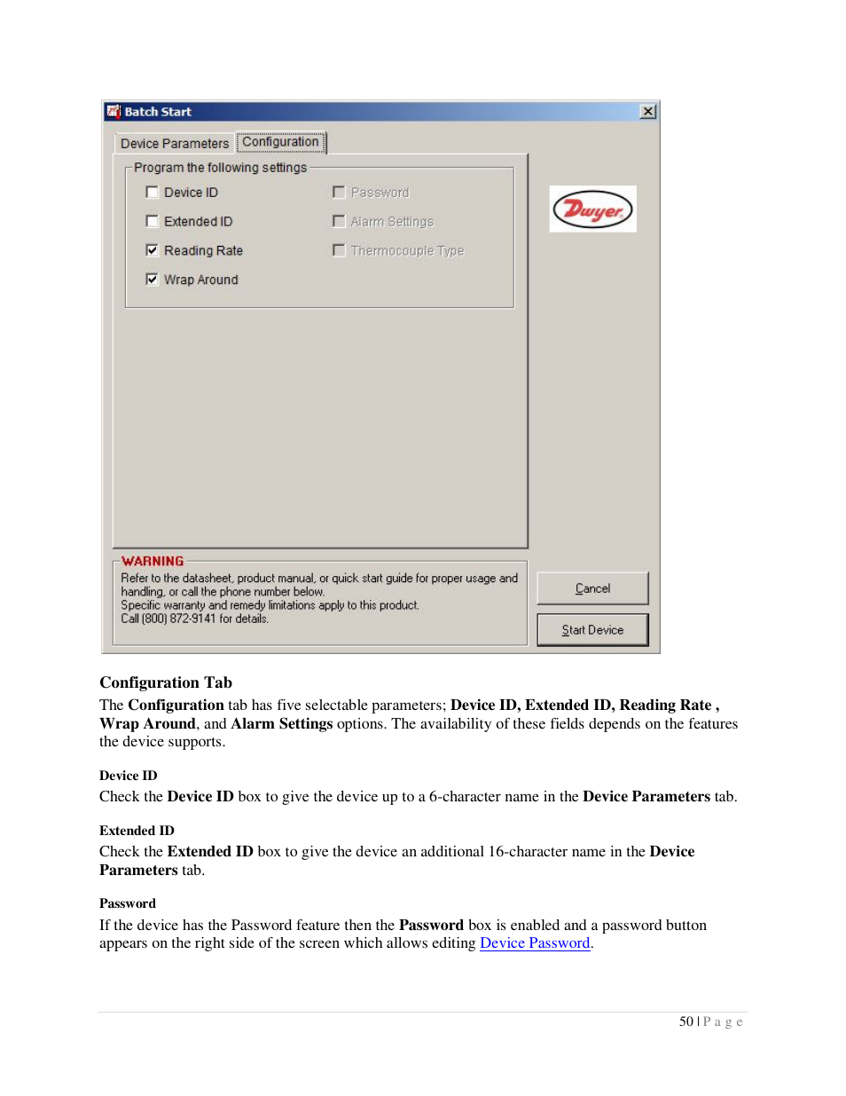 Dwyer DLI User Manual | Page 50 / 107