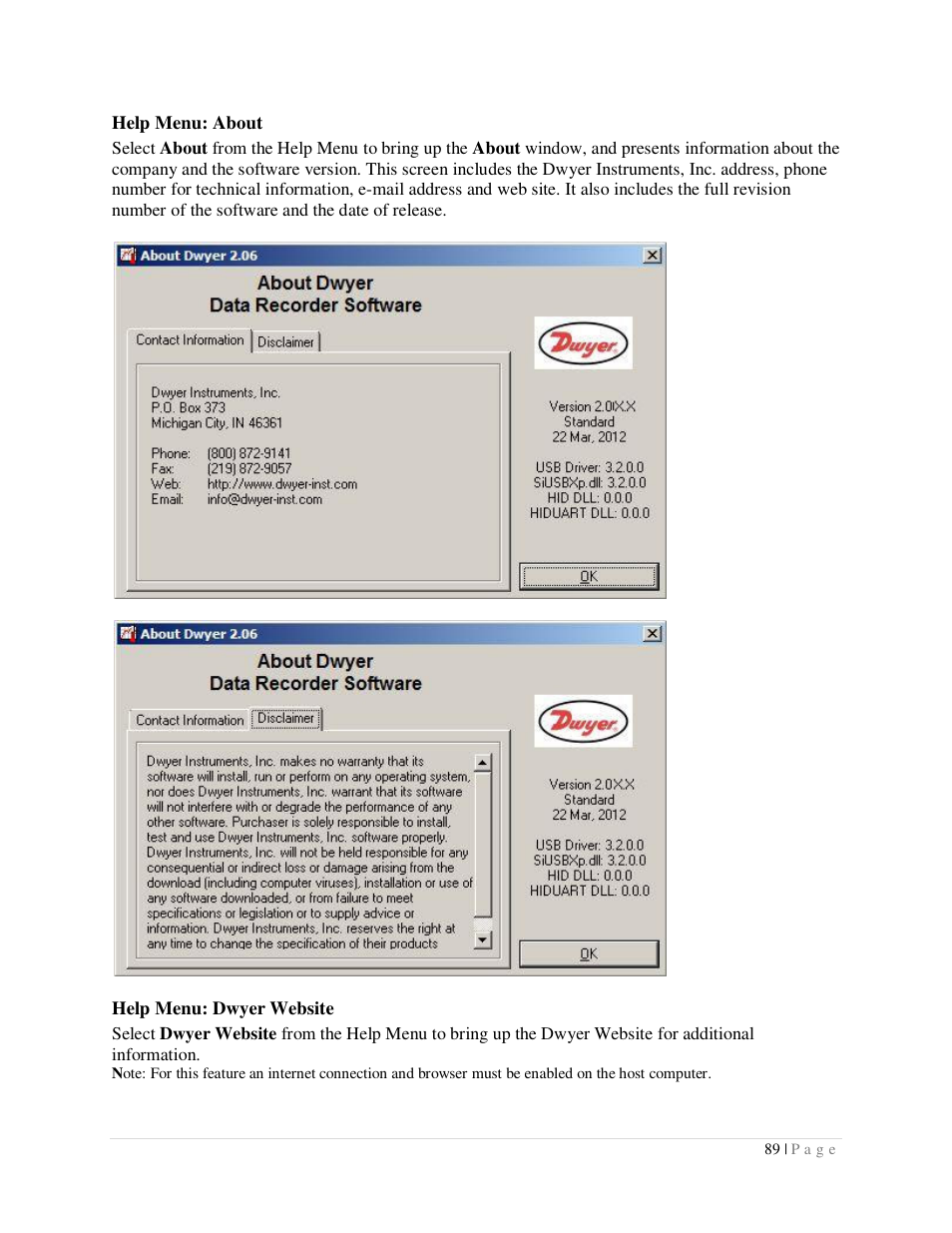 Dwyer DLI User Manual | Page 89 / 107