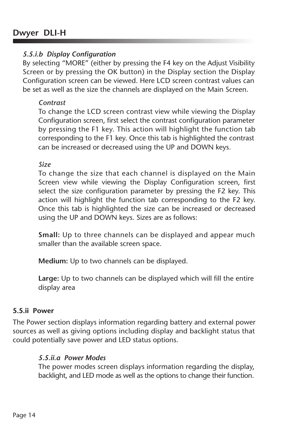 Dwyer dli-h | Dwyer DLI-H User Manual | Page 15 / 38