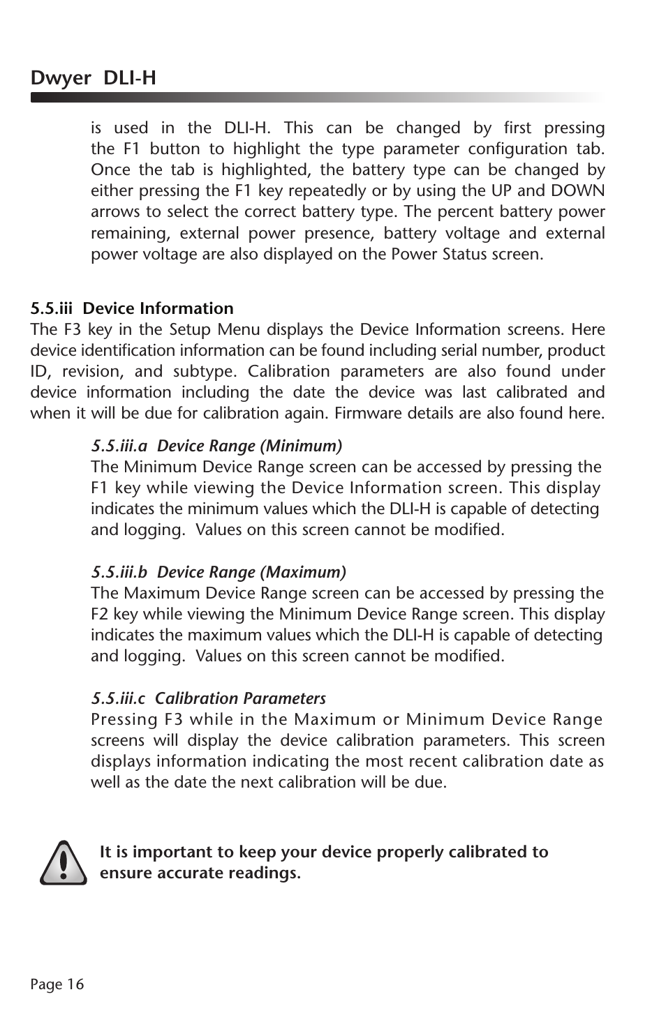 Dwyer dli-h | Dwyer DLI-H User Manual | Page 17 / 38