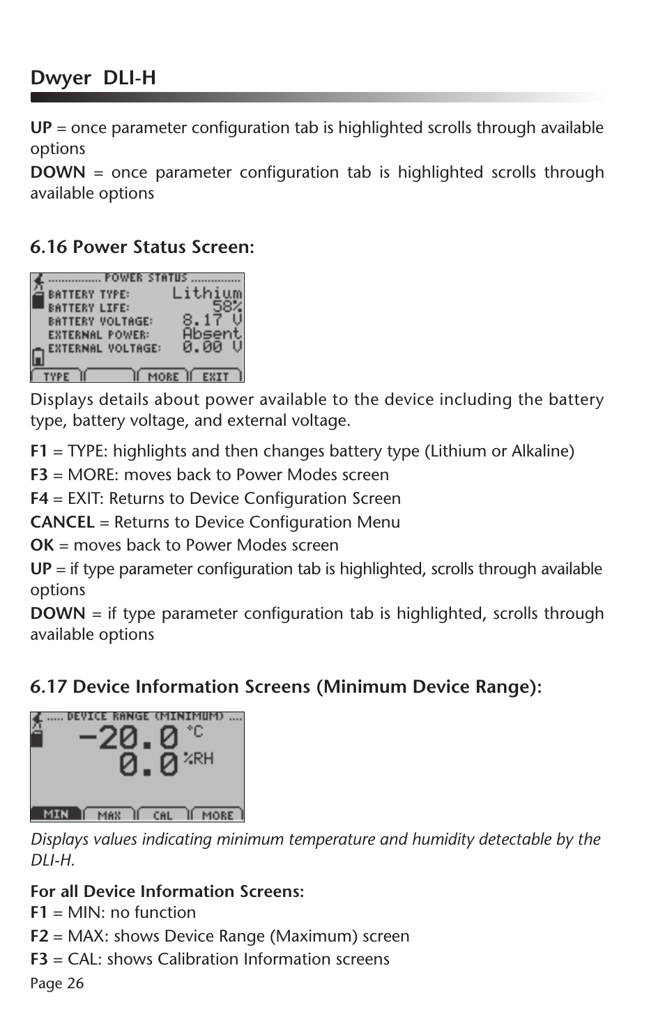 Dwyer DLI-H User Manual | Page 27 / 38