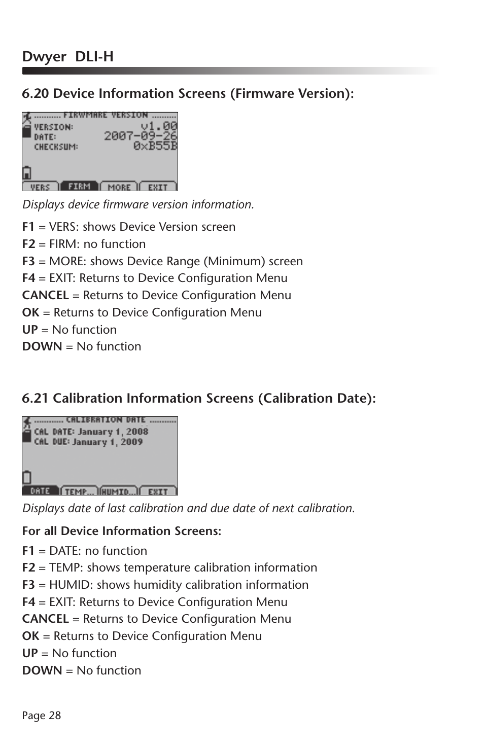 Dwyer dli-h | Dwyer DLI-H User Manual | Page 29 / 38