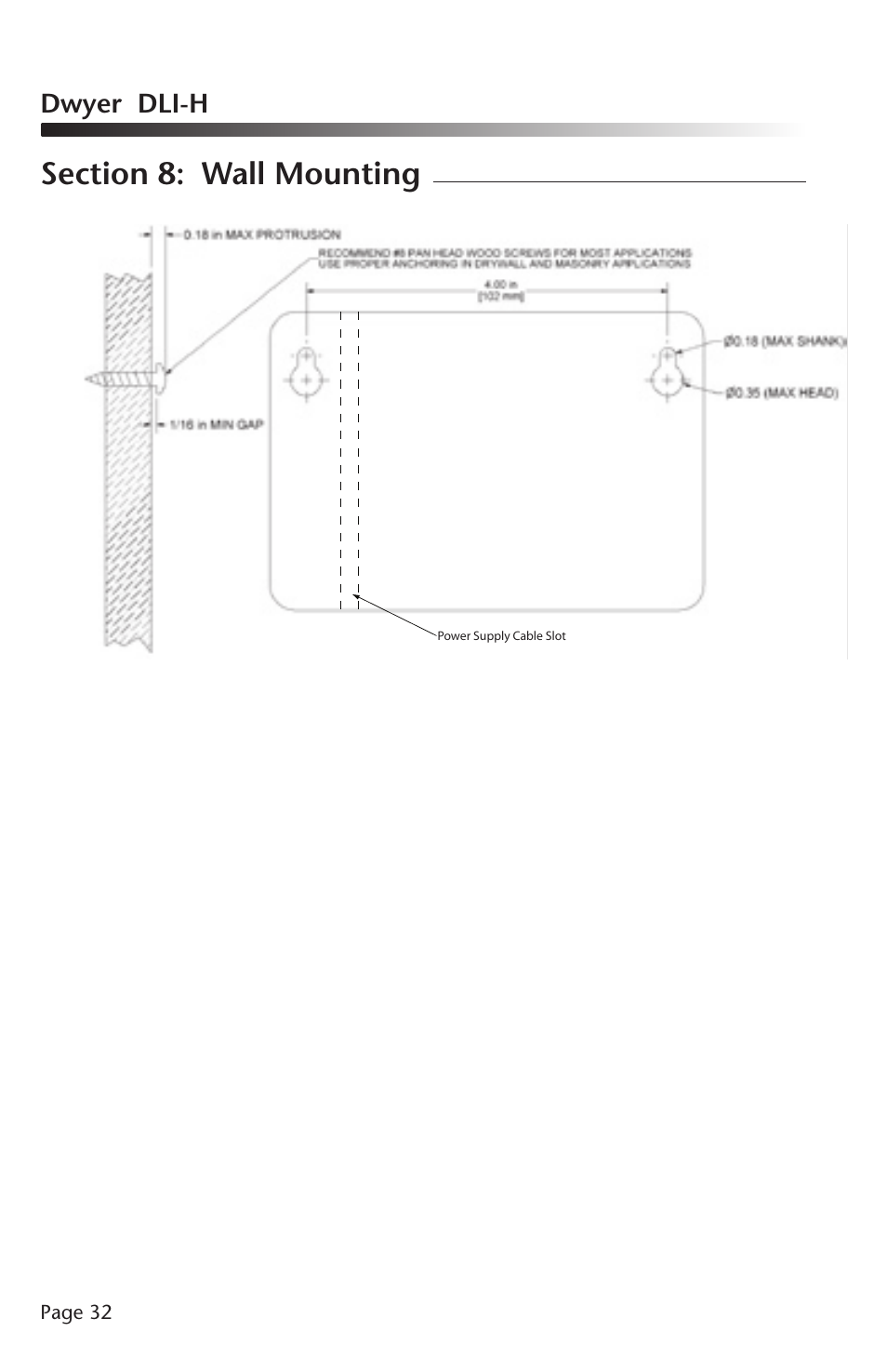 Dwyer dli-h | Dwyer DLI-H User Manual | Page 33 / 38