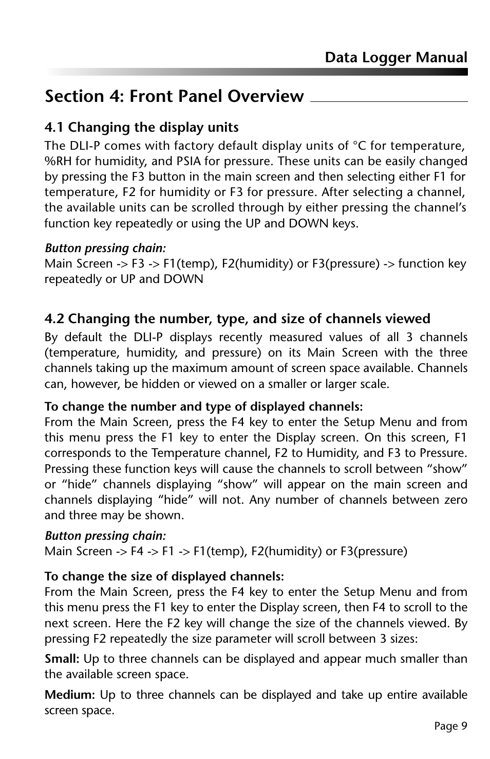 Dwyer DLI-P User Manual | Page 10 / 38