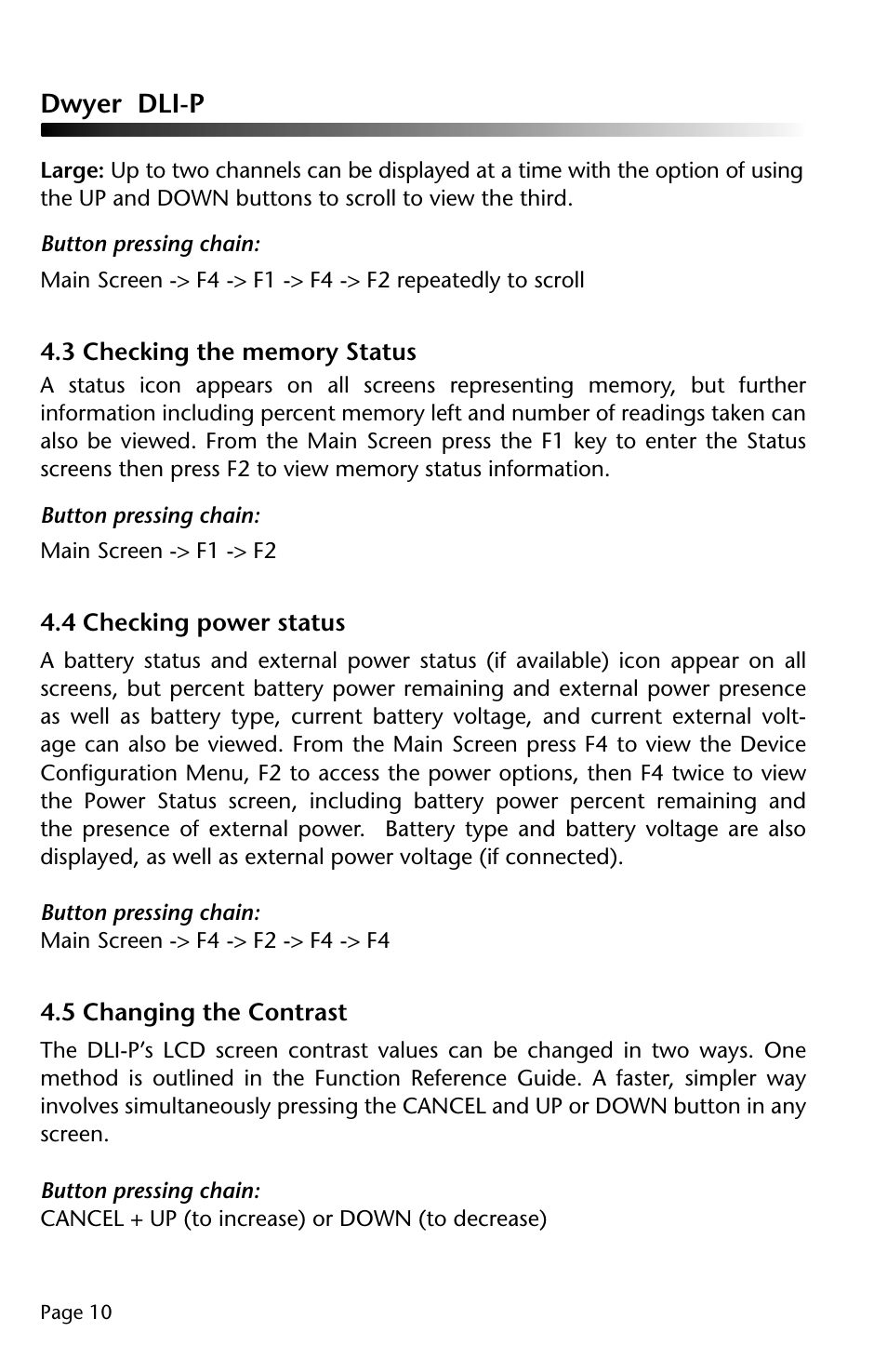 Dwyer dli-p | Dwyer DLI-P User Manual | Page 11 / 38