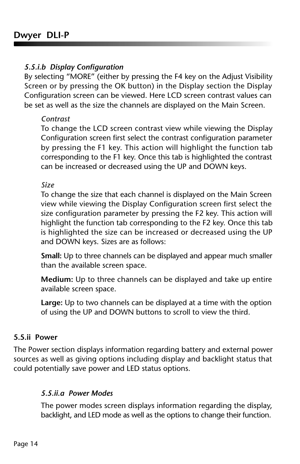 Dwyer dli-p | Dwyer DLI-P User Manual | Page 15 / 38