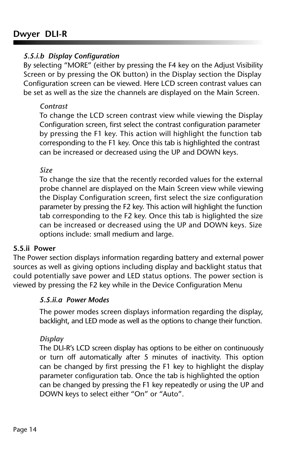 Dwyer dli-r | Dwyer DLI-R User Manual | Page 15 / 38